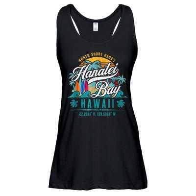 Hanalei Bay North Shore Kauai Hawaii Ladies Essential Flowy Tank