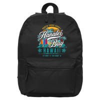 Hanalei Bay North Shore Kauai Hawaii 16 in Basic Backpack