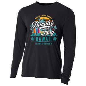 Hanalei Bay North Shore Kauai Hawaii Cooling Performance Long Sleeve Crew