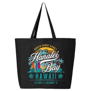 Hanalei Bay North Shore Kauai Hawaii 25L Jumbo Tote