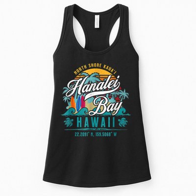 Hanalei Bay North Shore Kauai Hawaii Womens Tank Top