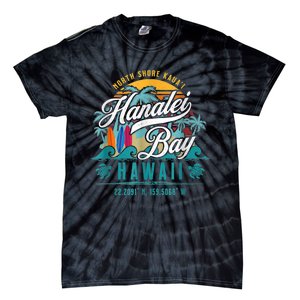 Hanalei Bay North Shore Kauai Hawaii Tie-Dye T-Shirt