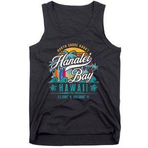 Hanalei Bay North Shore Kauai Hawaii Tank Top