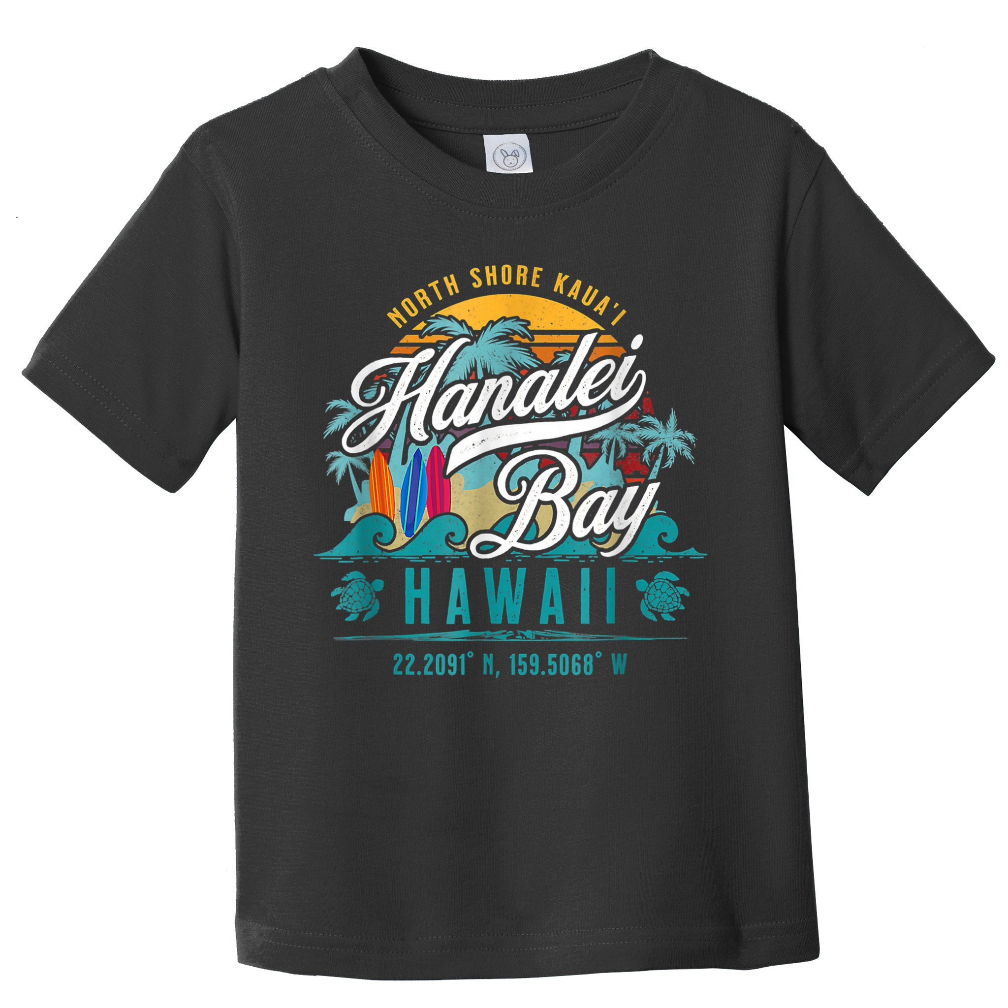 Hanalei Bay North Shore Kauai Hawaii Toddler T-Shirt