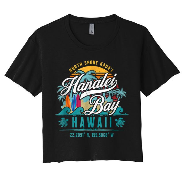 Hanalei Bay North Shore Kauai Hawaii Crop Top