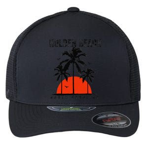 Holden Beach North Carolina Surfing Surfboarding Flexfit Unipanel Trucker Cap