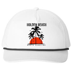 Holden Beach North Carolina Surfing Surfboarding Snapback Five-Panel Rope Hat