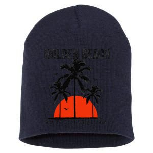 Holden Beach North Carolina Surfing Surfboarding Short Acrylic Beanie