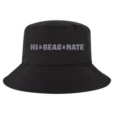 Hi Bear Nate Funny Hi Bear Nate Cool Comfort Performance Bucket Hat