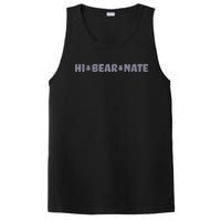 Hi Bear Nate Funny Hi Bear Nate PosiCharge Competitor Tank