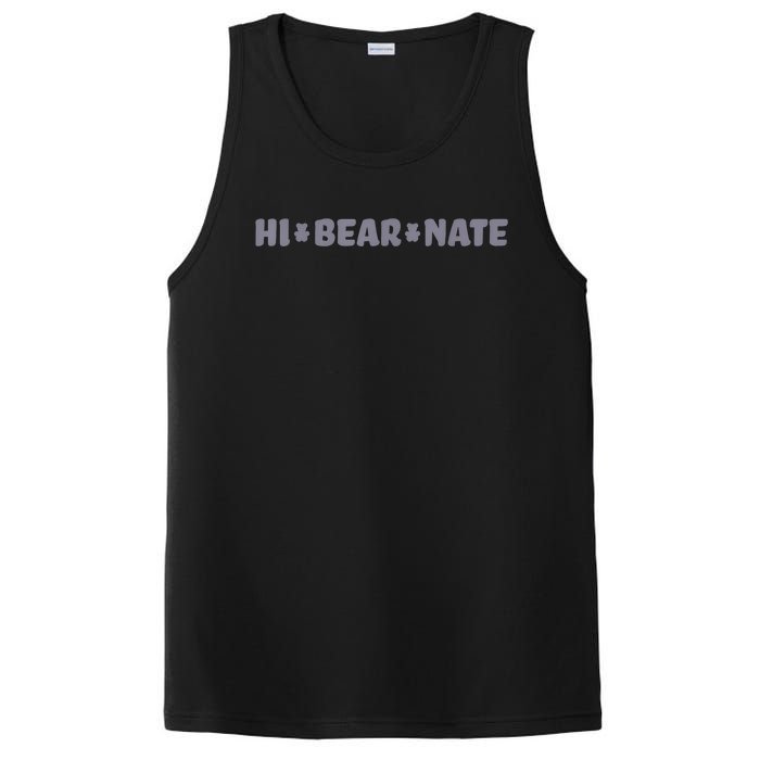 Hi Bear Nate Funny Hi Bear Nate PosiCharge Competitor Tank