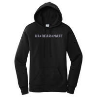 Hi Bear Nate Funny Hi Bear Nate Women's Pullover Hoodie