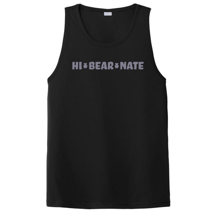 Hi Bear Nate Funny Hi Bear Nate PosiCharge Competitor Tank