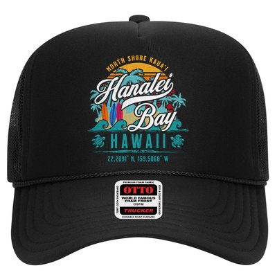 Hanalei Bay North Shore Kauai Hawaii Trucker Hat