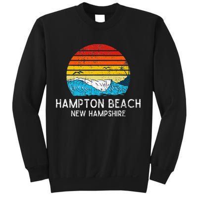 Hampton Beach NH Vintage Beach Ocean Family Vacation Sweatshirt