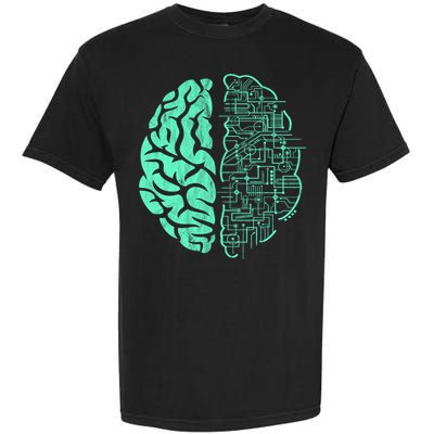 Hu Brain Neuroscience Gift Anatomy Class Student Teacher Gift Garment-Dyed Heavyweight T-Shirt