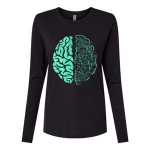 Hu Brain Neuroscience Gift Anatomy Class Student Teacher Gift Womens Cotton Relaxed Long Sleeve T-Shirt