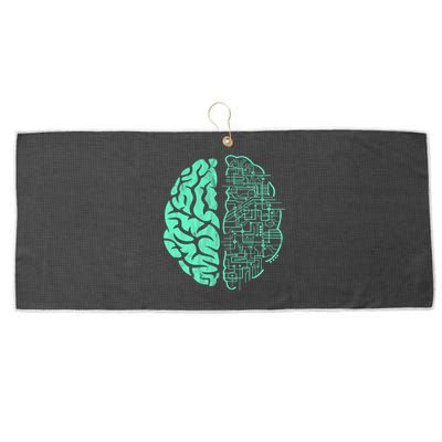 Hu Brain Neuroscience Gift Anatomy Class Student Teacher Gift Large Microfiber Waffle Golf Towel