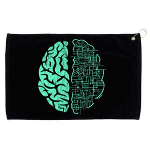 Hu Brain Neuroscience Gift Anatomy Class Student Teacher Gift Grommeted Golf Towel