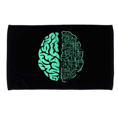 Hu Brain Neuroscience Gift Anatomy Class Student Teacher Gift Microfiber Hand Towel