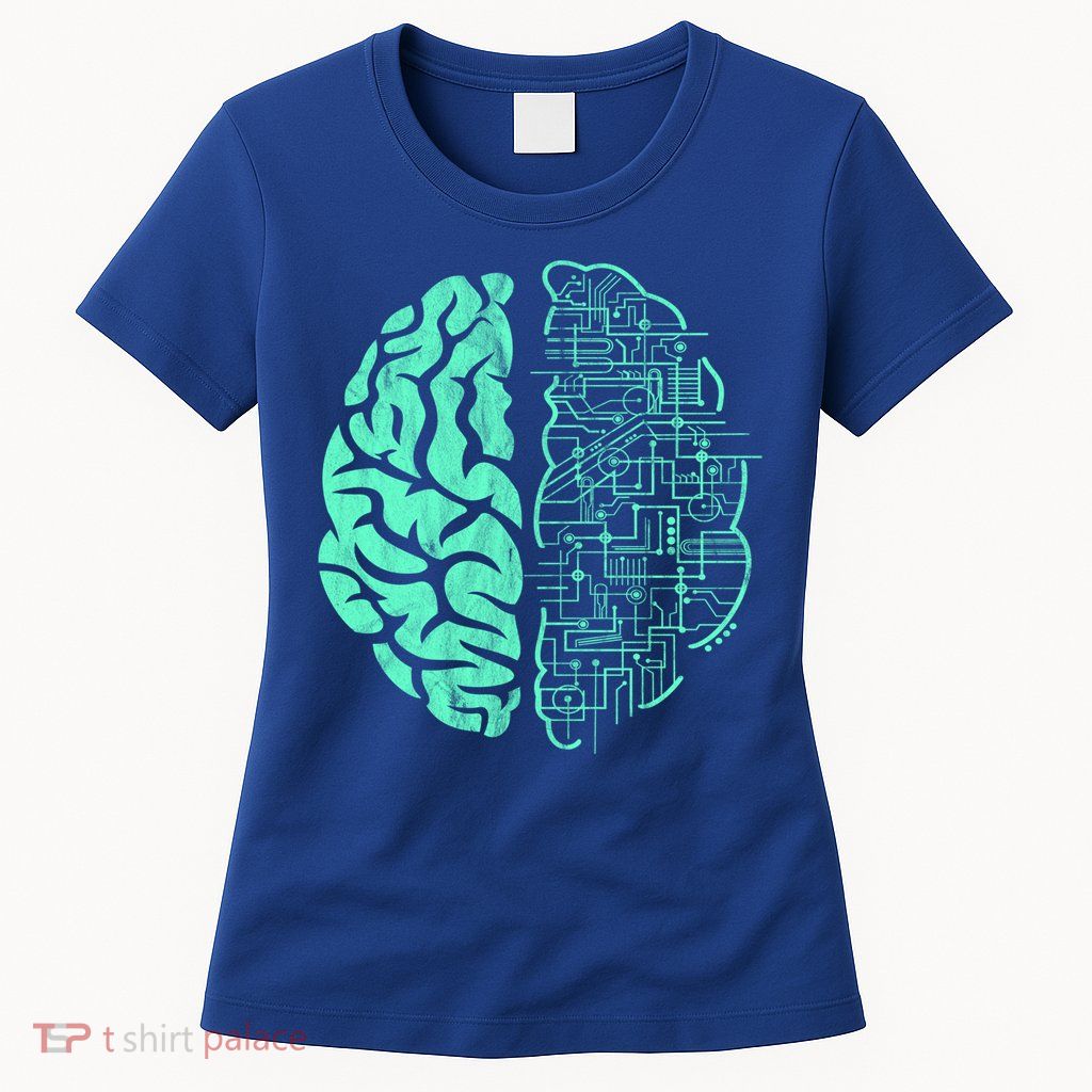 Hu Brain Neuroscience Gift Anatomy Class Student Teacher Gift Womens T-Shirt