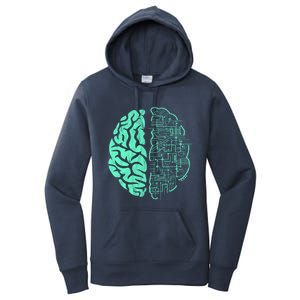 Hu Brain Neuroscience Gift Anatomy Class Student Teacher Gift Women's Pullover Hoodie