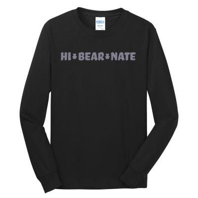 Hi Bear Nate Tall Long Sleeve T-Shirt