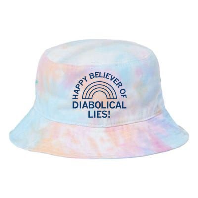 Happy Believer Of Diabolical Lies Tie Dye Newport Bucket Hat