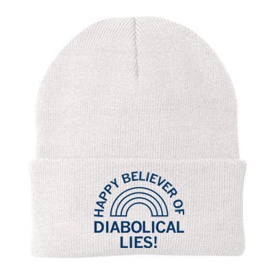 Happy Believer Of Diabolical Lies Knit Cap Winter Beanie