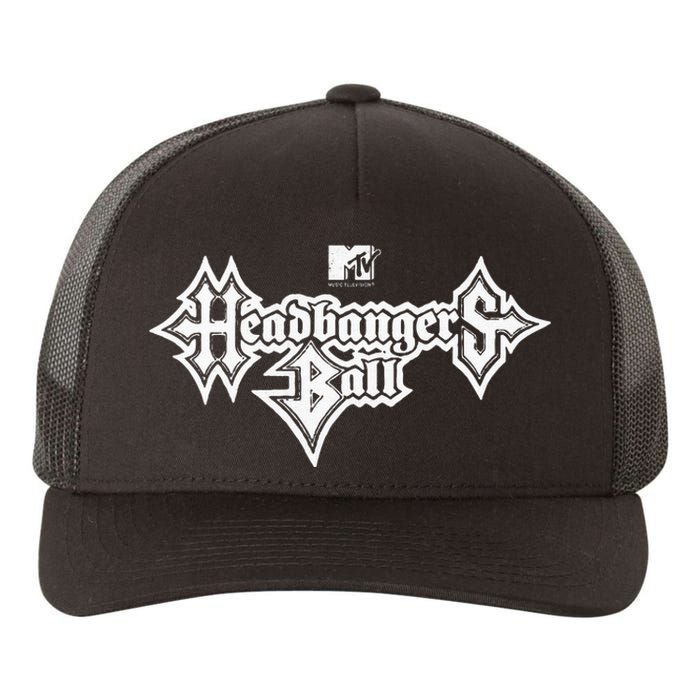 Headbangers Ball Outline Logo Yupoong Adult 5-Panel Trucker Hat