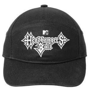 Headbangers Ball Outline Logo 7-Panel Snapback Hat