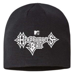 Headbangers Ball Outline Logo Sustainable Beanie