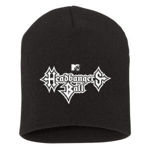 Headbangers Ball Outline Logo Short Acrylic Beanie