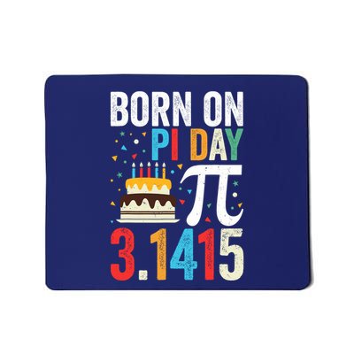 Happy Born On Pi Day 3.14 Teacher Students Birthday Pi Mousepad