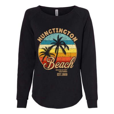 Huntington Beach Orange County California Design For Surfers Gift Womens California Wash Sweatshirt