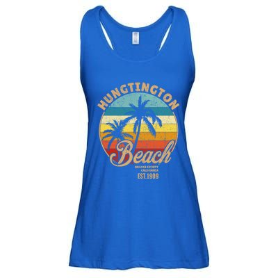 Huntington Beach Orange County California Design For Surfers Gift Ladies Essential Flowy Tank