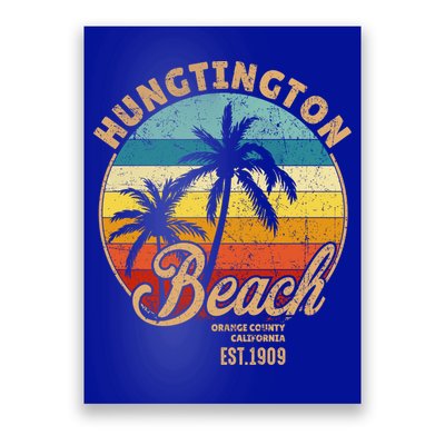 Huntington Beach Orange County California Design For Surfers Cute Gift Poster