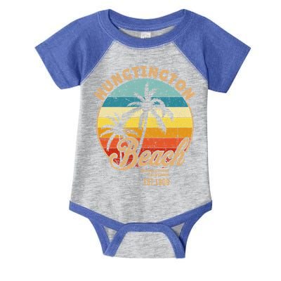 Huntington Beach Orange County California Design For Surfers Cute Gift Infant Baby Jersey Bodysuit