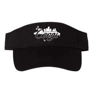 Houston Black Out Skyline Valucap Bio-Washed Visor