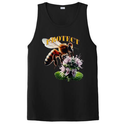 Honey Bee On Mint. Protect! PosiCharge Competitor Tank