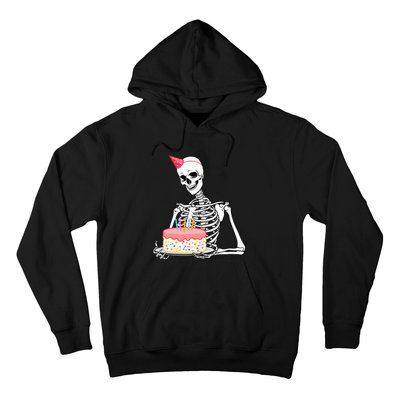 Halloween Birthday Outfit Skeleton Birthday Party Hoodie