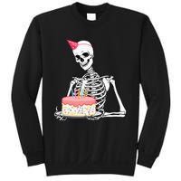 Halloween Birthday Outfit Skeleton Birthday Party Sweatshirt