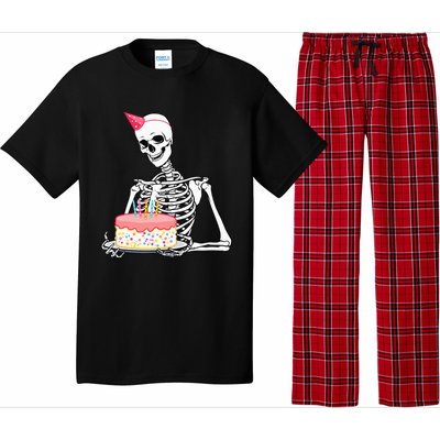 Halloween Birthday Outfit Skeleton Birthday Party Pajama Set