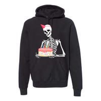 Halloween Birthday Outfit Skeleton Birthday Party Premium Hoodie