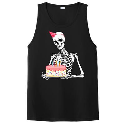 Halloween Birthday Outfit Skeleton Birthday Party PosiCharge Competitor Tank