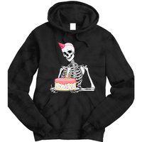 Halloween Birthday Outfit Skeleton Birthday Party Tie Dye Hoodie