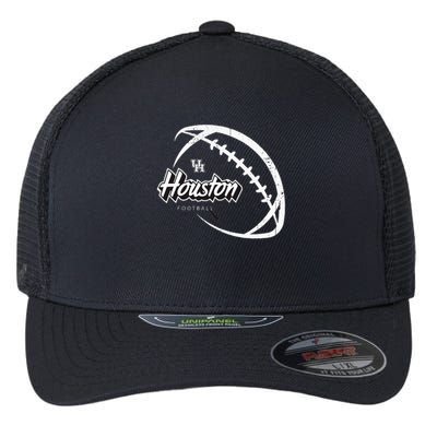 H.O.U.S.T.O.N Black Out Football H.O.U.S.T.O.N Cougars Flexfit Unipanel Trucker Cap