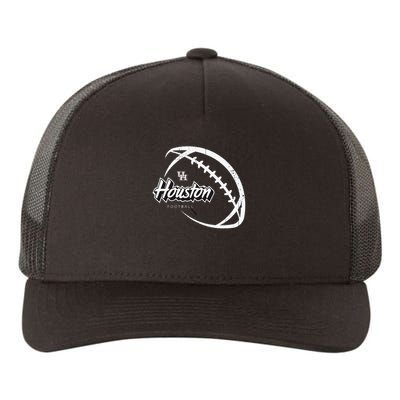 H.O.U.S.T.O.N Black Out Football H.O.U.S.T.O.N Cougars Yupoong Adult 5-Panel Trucker Hat