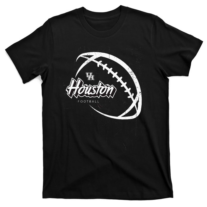 H.O.U.S.T.O.N Black Out Football H.O.U.S.T.O.N Cougars T-Shirt