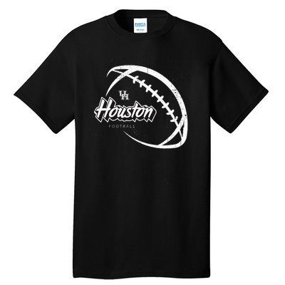 H.O.U.S.T.O.N Black Out Football H.O.U.S.T.O.N Cougars Tall T-Shirt